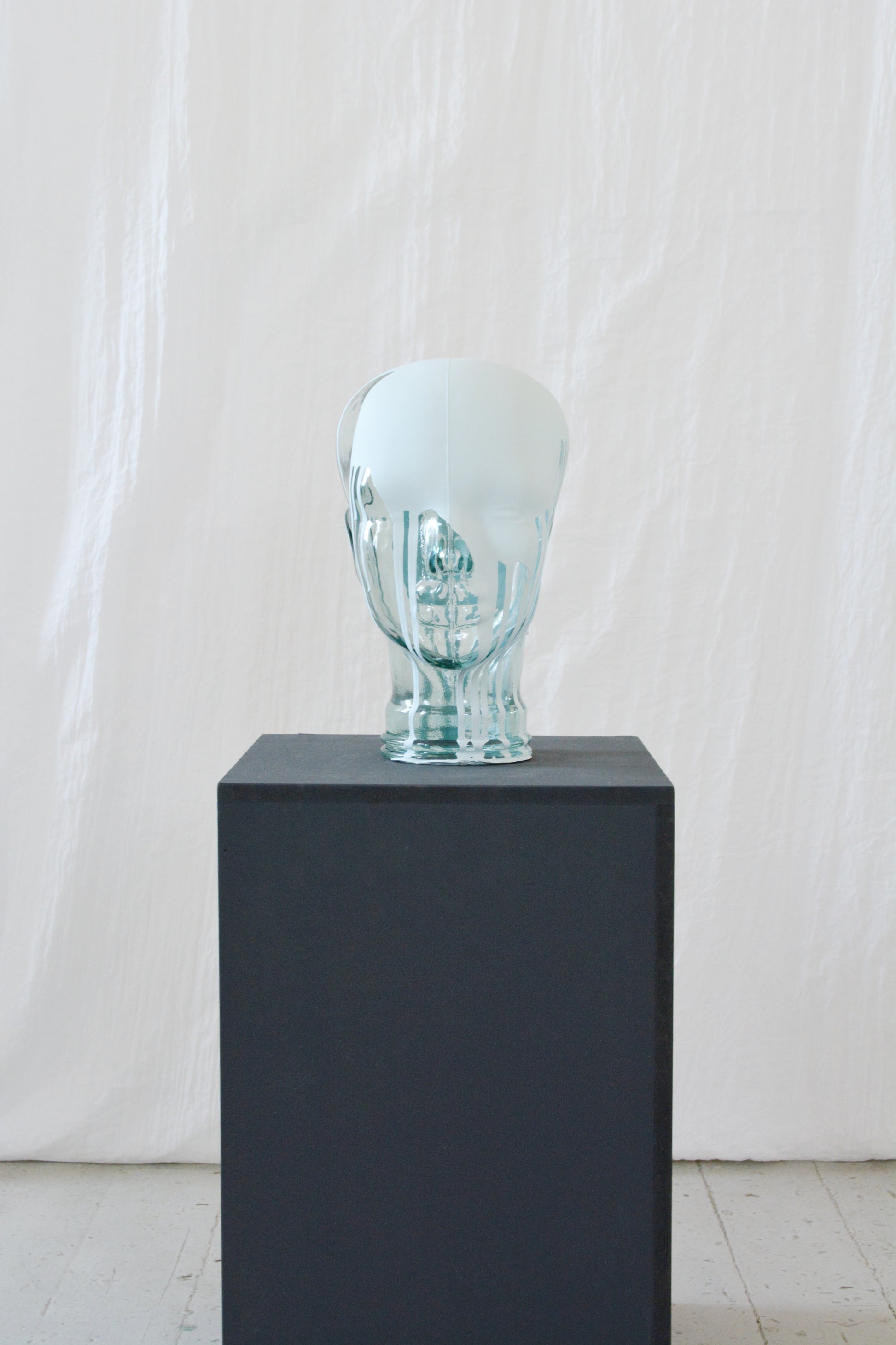 Håbefuld, glasskulptur